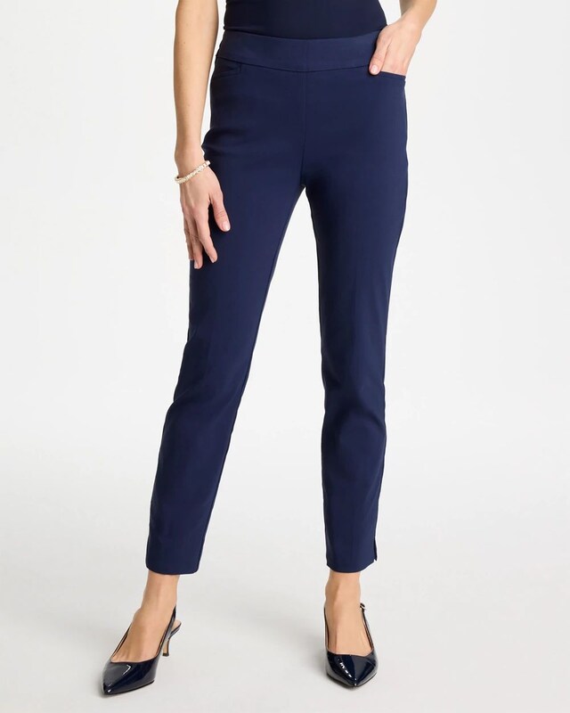 Brigitte Slim Pull-On Ankle Pants